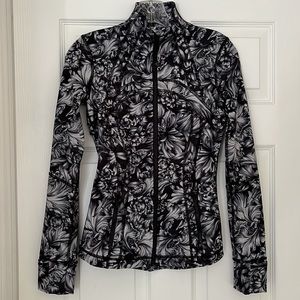 Lululemon Black Floral Define Jacket sz4